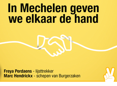 In Mechelen geven we mekaar een hand
