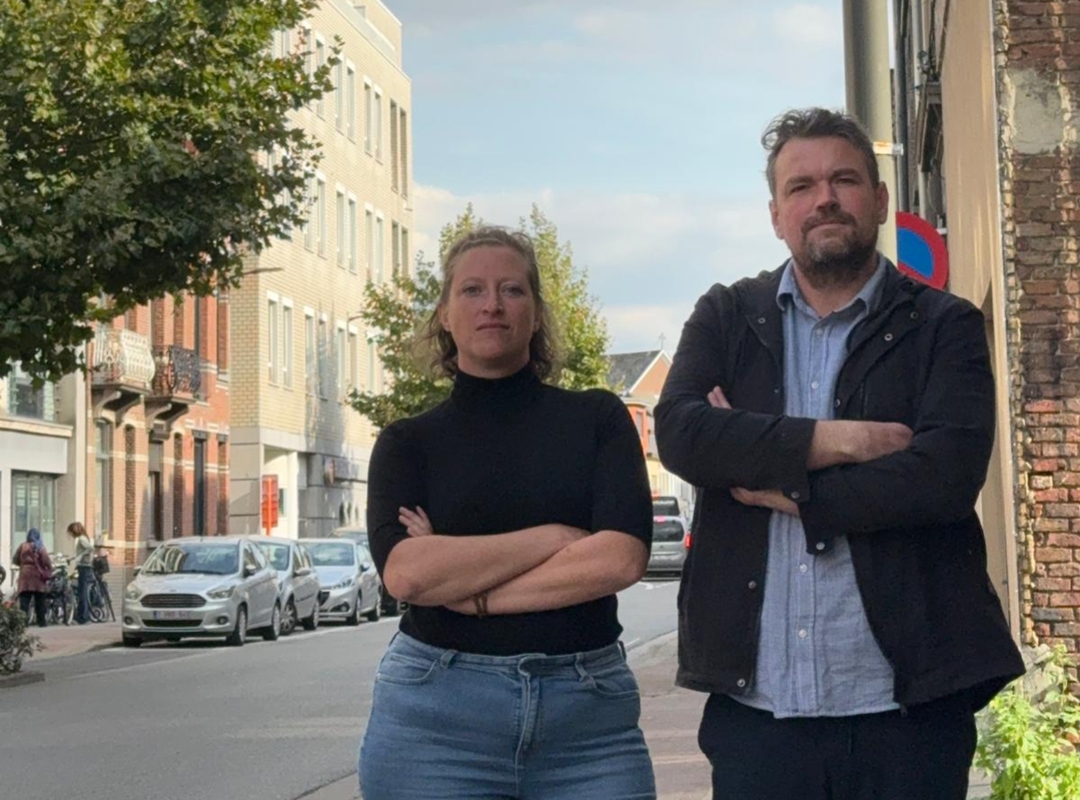 Freya Perdaens en Tom Daems aan trajectcontrole Freya Perdaens en Tom Daems aan trajectcontrole