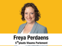 Freya Perdaens - 5de plaats Vlaams Parlement
